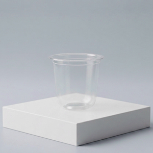 Wholesale Disposable PP <b>Plastic</b> <b>Cup</b> with Lids for Smoothie, Iced Coffee, Soda, Juice, Cocktail - Product Image 1