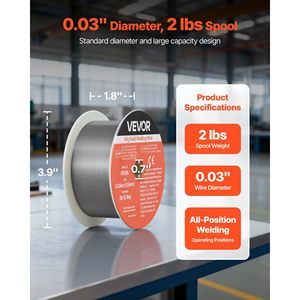 Alambre de Soldadura MIG Sólido ER308L de 0.03 Pulgadas, 2 Libras, Bajo Nivel de Salpicaduras, Acero Inoxidable, Alta Fluidez, Alambre de Soldadura Premium para Todas las Posiciones - Product Image 2