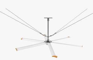 Ventilador de Techo Industrial HVLS con Engranajes, el Más Vendido, para Almacenes, Fábricas, Gimnasios y Espacios Grandes, Disponible al Mejor Precio - Product Image 4