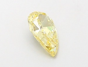Diamante Amarillo Intenso de Corte Pera de 0.34 Quilates, Excelente Pulido, Claridad VS1, Piedra Preciosa Brillante Cultivada en Laboratorio - Product Image 2