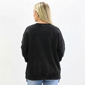 Sudadera Clásica para Mujer con Lavado Ácido, Ropa Casual de Alta Calidad con Servicio OEM, Fabricación Directa de Fábrica - Product Image 6