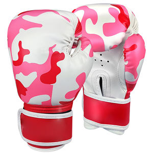 ถุงมือคิกบ็อกซิ่งหนังวัวแท้แบบมืออาชีพ ถุงมือชกมวยไทยหนังแท้สไตล์มวยไทย - Product Image 1