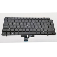 Clavier britannique pour ordinateur portable HK-HHT pour DELL Latitude 7420 7410 5420 7520 9510 9520 avec pièces d'ordinateur portable rétroéclairées