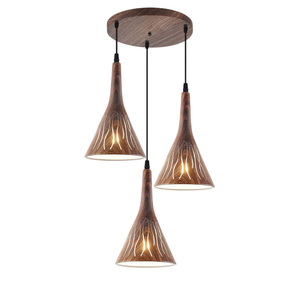 Lampe suspendue géométrique en rotin noir de qualité supérieure pour îlot de cuisine, salle à manger, à prix exceptionnel - Product Image 3