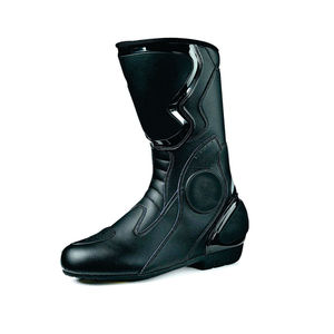 Botas de Motociclismo de Cuero Negro de Lujo para Hombre, Botas de Carreras para Niños, Equipo de Moda Oriental para Automovilismo - Product Image 3