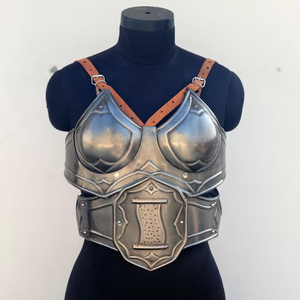 Armadura de Acero Hecha a Mano para Mujer, Cuerpo de Caballero Medieval, Disfraz de Cosplay, Guerrero Femenina, Recreación Histórica, Equipo de Fantasía - Product Image 5