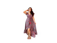 Robe longue en soie éco-responsable style bohème Y2K pour femme, coupe trapèze, classique, vintage, été, plage, streetwear, avec pompons, mignonne et décontractée