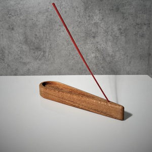 Wooden Ash Catcher Incense Burner Elegant Hand Finished Aroma <b>Stick</b> Holder for Bedroom Office and Meditation Room - Product Image 5