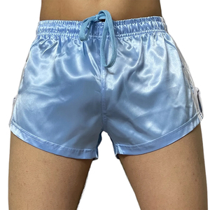 High Quality Running Nylon <b>Shorts</b> For Men Sky Blue Color <b>Compression</b> Sweat Gym Training Men Running <b>Short</b> - Product Image 4