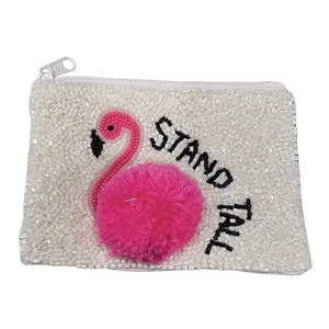 Monedero de Cristal STAND TALL, Hecho a Mano con Cuentas de Vidrio Bordadas, para Mujer, con Opciones de Color y Tamaño Personalizables - Product Image 1