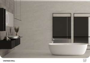 Azulejos de porcelana rústica mate de alta resistencia, tamaño 600x1200, formato grande para pisos y paredes, para proyectos de interior. - Product Image 6