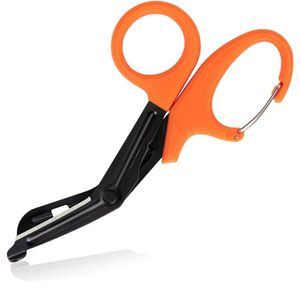 Tijeras Médicas para Trauma, Tijeras Profesionales de Rescate de Emergencia, Acero Inoxidable, Herramienta para Cortar Vendajes, Punta Roma, Seguras - Product Image 1