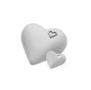 Brass Cremation Urn Heart-Style Funeral Box Keepsake <b>Memorial</b> Ossuary Cinerary Brass Cremation Urn Heart-Style Funeral Box Keeps - Product Image 2