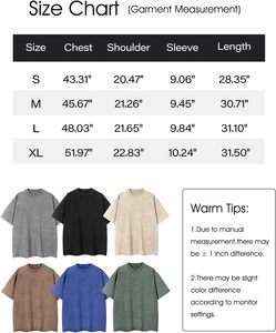 เสื้อยืดคอตตอนสีพื้นทรงโอเวอร์ไซส์ แขนสั้น คอกลม สไตล์ลำลองสำหรับผู้ชาย ผ้าเจอร์ซีย์แบบซักแล้ว ทรงพอดีตัว - Product Image 2
