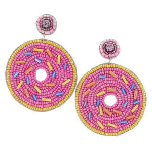 Boucles d'oreilles en céramique multi-perles pour femmes, bijoux de fête et d'occasion au meilleur prix, boucles d'oreilles perlées - Product Image 5