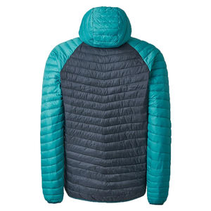 Veste matelassée pour homme avec blocs de couleur personnalisés, manteau de ski d'hiver, à capuche, imperméable, respirant, fermeture éclair réversible - Product Image 2
