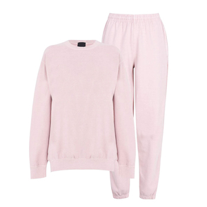 Ensemble de survêtement décontracté à capuche en polaire unie pour femme, style urbain, taille élastique, poches latérales, tailles personnalisées, respirant et séchage rapide - Product Image 3
