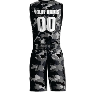 Durable Basket Ball Uniforms with Athletic Style Quick Dry Jersey and Shorts for Players - Product Image 1
