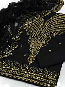 ชุดผ้าฝ้ายลายสวยสำหรับวันอีด คอลเลคชั่นล่าสุดปี 2026 พร้อมงานปักและงานประดับเลื่อม ผ้าชีฟองปักลายสวยงาม - Product Image 2