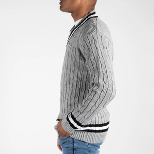 Créez Votre Pull Personnalisé de Qualité Supérieure pour Femme, Col en V, Laine/Cachemire, Anti-Plis, avec Ceinture à Nouer, Collection Automne - Product Image 4