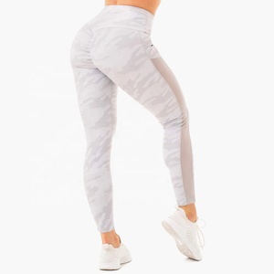 Leggings for Woman Wholesale Custom Colors High Waist Soft <b>Tight</b> Fitness Custom Spandex Polyester Yoga Leggings - Product Image 3