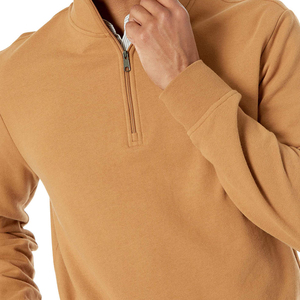 Sudadera Personalizada de Forro Polar para Hombre, de Alta Calidad, Ecológica, para Invierno, con Media Cremallera, Bolsillo y Apliques Impresos Personalizados - Product Image 5