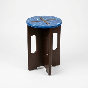 Recycled <b>Plastic</b> Modular Stackable Modern Minimalist <b>Stool</b> Furniture-Eco-Friendly Sustainable Living Room and School Use - Product Image 3
