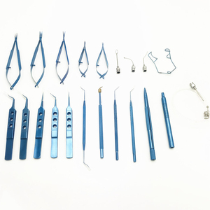 21 Pcs Cataract Ophthalmic Set, Premium Stranded Micro Surgical <b>Instruments</b>, Ophthalmic Sterilization Tray Used in Eyes Surgey - Product Image 6