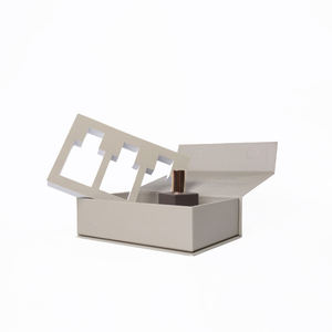 Custom Eco-Friendly Rigid Perfume Packaging <b>Box</b> Magnetic Close Flip Paper <b>Box</b> Sponge Lining LOGO Matt Lamination Embossing - Product Image 3