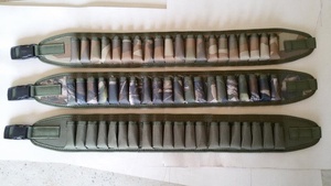 Ceinture de cartouche de chasse avec laiton et nylon pour sports de plein air et utilisation tactique accessoires de pochettes pour armes de poing - Product Image 2