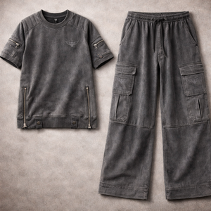 Sudadera con capucha y cremallera de forro polar transpirable, estilo motero, personalizada, unisex, para invierno, con estampado serigráfico, estilo urbano. - Product Image 1