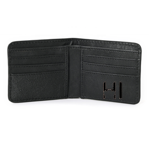 2024 personnalisé mince à trois volets en cuir véritable portefeuille RFID bloquant Western Vintage Hipster Floral gland court ouvert Style outillé - Product Image 5