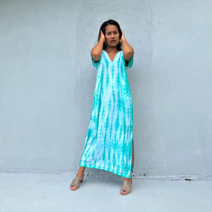 Vestido Kaftan para Mujer Callie, Talla Pequeña, Vestido Largo para Vacaciones de Verano - Product Image 1