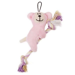 Giocattolo Versatile per Gatti e Cani Neonati: Scopa con Suono, Peluche e Corda di Iuta - Product Image 2