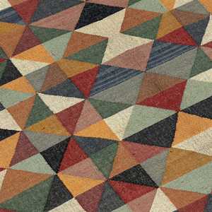 Tapis Kilim en jute et laine tissés à la main, à motifs modernes, pour le salon, la chambre et le bureau - Product Image 5