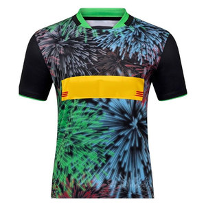 Camiseta de Rugby Profesional Personalizada de Alta Calidad para Hombre, Transpirable, de Secado Rápido, Talla Grande, Uniforme Deportivo para Equipo - Product Image 5