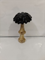 Décoration en résine époxy en forme de champignon, design côtier, à poser au sol