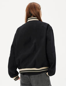 Chaquetas Varsity Nuevas de Fábrica Hechas a Medida de Alta Calidad para Hombre y Mujer, Chaquetas de Invierno Reversibles con Estampado de Algodón a Prueba de Viento - Product Image 4