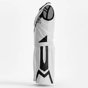 <b>Men</b> Sports Basketball Kit Printed Quick Dry Anti-Bacterial 100% Polyester Jersey and Shorts Training Fitness Wear - Product Image 2