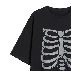 เสื้อยืดโอเวอร์ไซส์ทรงหลวมสไตล์สตรีทแวร์สีดำสำหรับผู้ชาย ขายดี ผลิตจากผ้าฝ้ายคุณภาพสูง พิมพ์โลโก้ตามสั่ง จำหน่ายส่งจำนวนมาก สำหรับฤดูร้อน - Product Image 5
