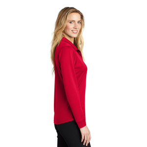Polyester/Cotton Women Casual Breathable Performance Moisture Wicking Golf for <b>Shirt</b> Long Sleeve Black OEM Wholesale Service - Product Image 6