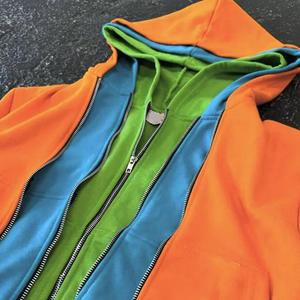 Sudadera con Capucha de Algodón Grueso para Esquí y Nieve, Corte Holgado Unisex, Lavado Ácido, Estilo Vintage - Product Image 5