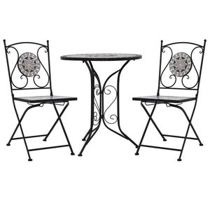 Juego de Muebles de Jardín Vintage de Hierro para Patio, Balcón o Terraza con Diseño Artístico Decorativo de Metal - Product Image 4