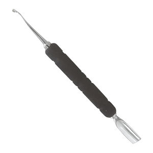 KAAMIR INSTRUMENTS KI--126 Repousse-cuticules de précision en acier inoxydable, carré, réutilisable, double usage, pour le nettoyage des ongles et la manucure - Product Image 4