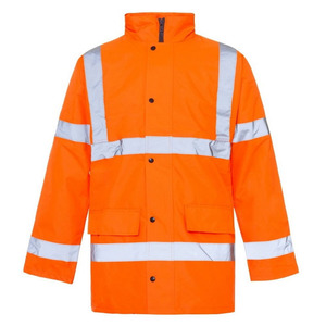 Chaquetas de Seguridad de Invierno de Alta Visibilidad Personalizadas, Fluorescentes, Impermeables, Transpirables y Resistentes al Viento, con Cinta Reflectante - Product Image 1
