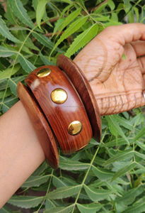 Pine Shade Wooden Bangles Smooth Finish Light Wood Women Fashion Jewelry Artisan Crafted Minimalist Shape Home Wood <b>Crafts</b> - Product Image 2