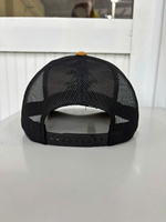 Casquette de camionneur noire en velours côtelé avec broderie 3D, unisexe, réglable, multi-panneaux, décontractée pour adulte, fabriquée au Vietnam