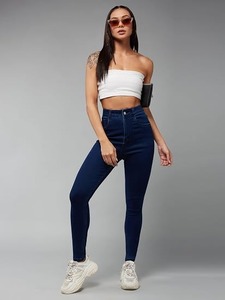 Jeans de Mujer Abdul Royal World Export, Corte Bootcut, Cintura Media, Lavado Oscuro/Claro/Medio, Estilo Vintage, Hasta la Rodilla, Algodón Ecológico - Product Image 4
