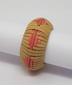 Anillos de Servilleta Redondos Clásicos de Bambú y Yute de 5 cm de Ancho para Fiestas - Product Image 4