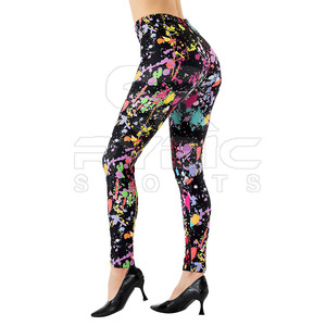 Leggings de sport légers pour femmes, sublimés, confortables, respirants, extensibles, pour le yoga, les entraînements et les activités sportives. - Product Image 2